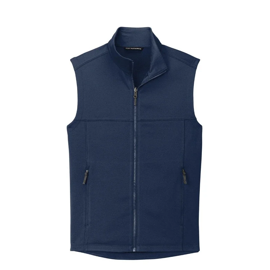 Port Authority® Collective Smooth Fleece Vest with custom embroidery