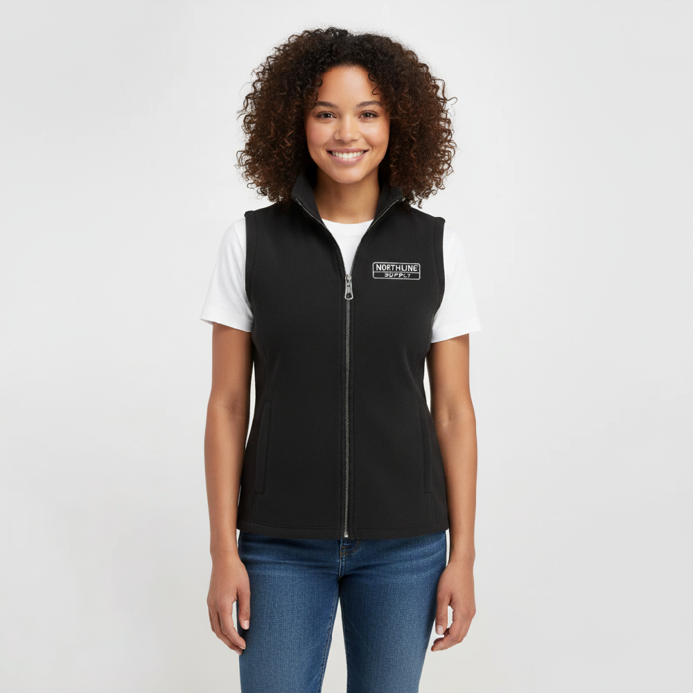 Port Authority® Microfleece Vest with custom embroidery