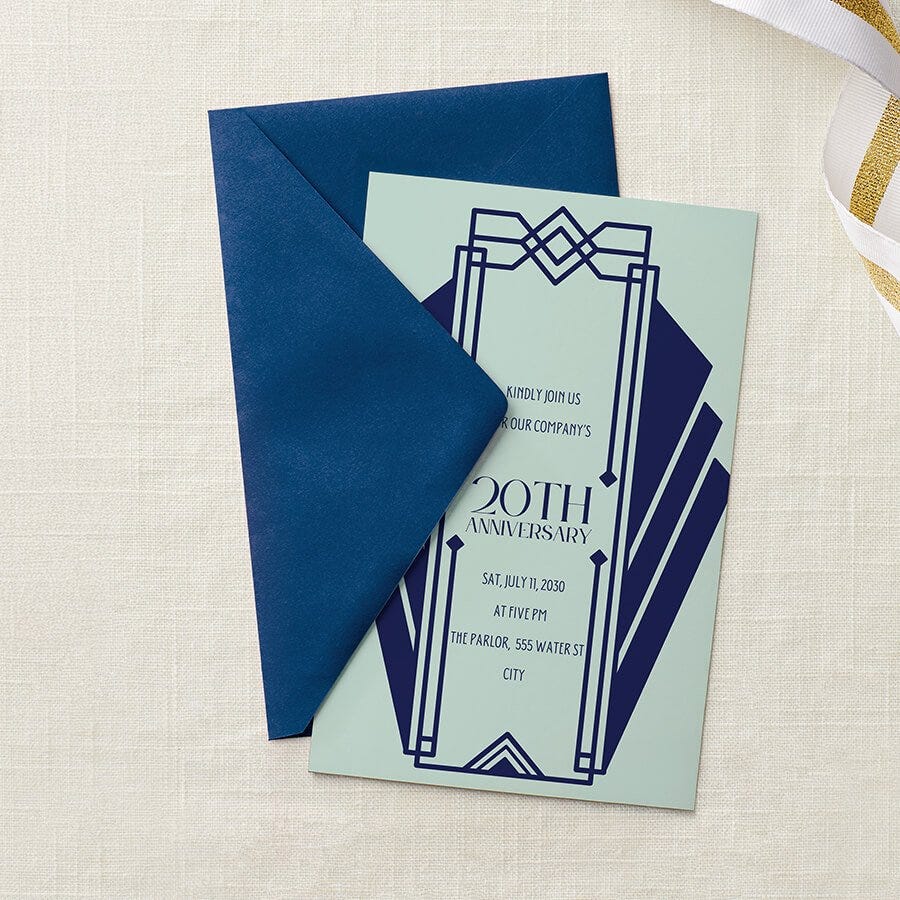 Custom printed envelopes in multiple sizes