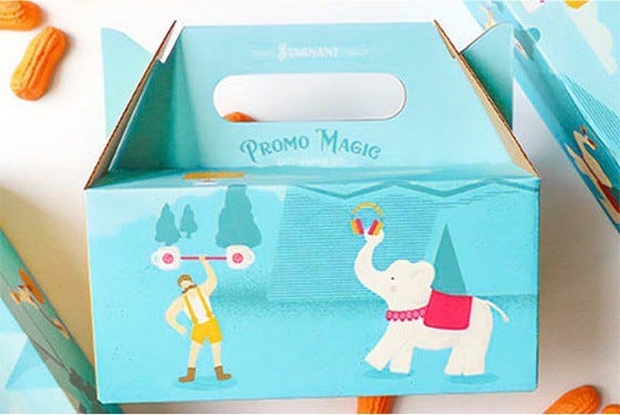 Colorful custom product boxes